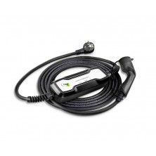 Cargador portátil Tipo 2 a Schuko regulable 10A/16A